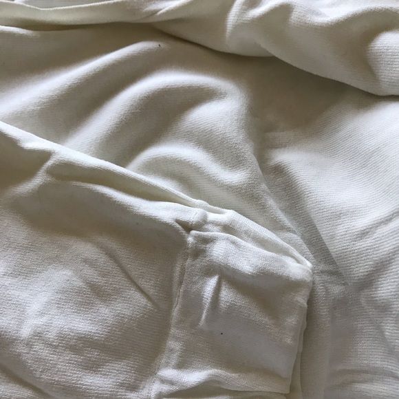 Zara boat neck knitted cream sweater - Picture 3 of 4